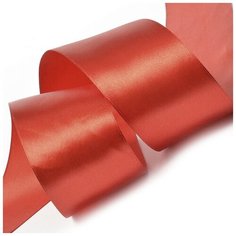 Лента атласная 2 (50мм) цв.3095 красный IDEAL уп.27,4 м