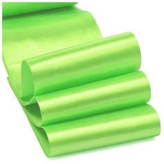 Лента атласная 3 (75мм) цв.3034 гр. салатовый IDEAL уп.27,4 м