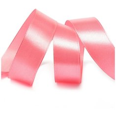 Лента атласная 3/4 (20мм) цв.3075 гр. розовый IDEAL уп.27,4 м