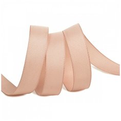 Лента Ideal репсовая в рубчик шир.15мм цв. 813 пудровый уп.27,42м