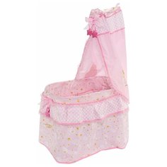 51028 Кроватка с балдахином серии Мария, 60 см De Cuevas Toys