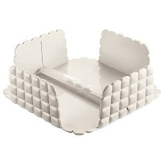 Подставка для салфеток квадратная, Tiffany, молочно- белая Guzzini
