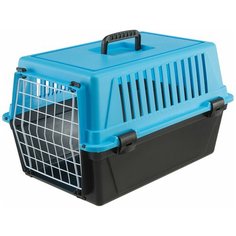 Переноска ATLAS 10 EL (без аксессуаров) для кошек и мелких собак, голубой Ferplast