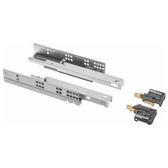 GTV Направляющие MODERN SLIDE L-250 полного выдвижения для деревянных ящиков с доводчиком