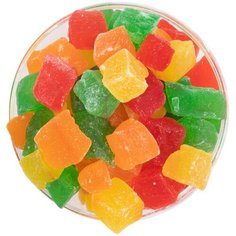 Цукаты ананаса кубики микс, свежего урожая 2021 Orexland, 1 кг