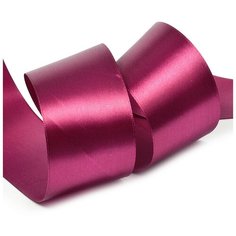 Лента атласная 1 1/2 (38мм) цв.3089 т. бордовый IDEAL уп.27,4 м
