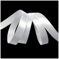 Лента атласная 1/2 (12мм) цв.3001 кипенно- белый IDEAL уп.27,4 м