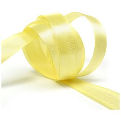 Лента атласная 1/2 (12мм) цв.4617 желтый IDEAL уп.27,4 м