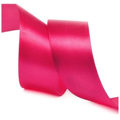 Лента атласная 1 1/2 (38мм) цв.3081 малиновый IDEAL уп.27,4 м