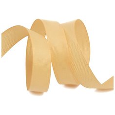 Лента Ideal репсовая в рубчик шир.20мм цв. 826 песочный уп.27,42м
