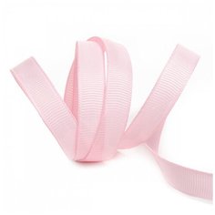 Лента Ideal репсовая в рубчик шир.10мм цв. F133 розовый уп.27,42м