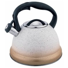 Чайник из нержавеющей стали Kelli KL-4542 3 л (белый)