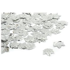 Пайетки россыпью Ideal "Лист" (цвет: 001 серебряный), 22х22 мм, 50 г, арт. TBY- FLK639