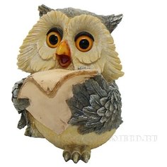 Копилка Сова читает, размер 15*20*18см KSMR-123463/SK040 РЕМЕКО