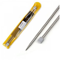 Спицы для вязания прямые Maxwell Gold 9062 Ø6,0 мм /25 см (2 шт) 2 сорт