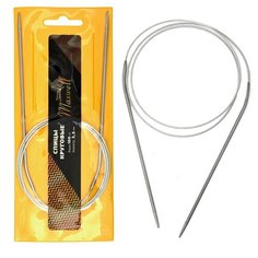 Спицы для вязания круговые Maxwell Gold, металлические на тросике 100-25 ?2,5 мм /100 см