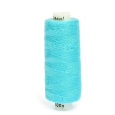 Нитки бытовые IDEAL 40/2 366м 100% п/э, цв.323 голубой