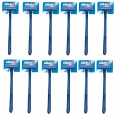 GILLETTE Одноразовые станки Gillette2 (на диспл. карте) (12 уп в наборе)