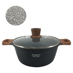 Кастрюля ZEIDAN Z-50303 со стеклянной крышкой – 5,0 л