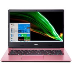 Ноутбук Acer Aspire 3 A314-35-P6HQ 14.0" FHD IPS/Pentium Silver N6000/8GB/256GB/Intel UHD Graphics/Win 10 Home/NoODD/розовый (NX.A7UER.003)