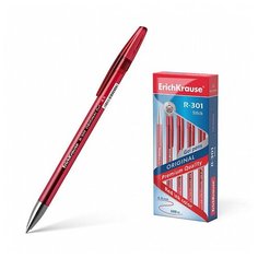 Ручка гелевая ErichKrause® R-301 Original Gel Stick 0.5, цвет чернил красный (в коробке по 12 шт.)