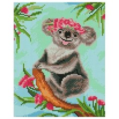 Коала Мозаика на подрамнике 20х25 Белоснежка