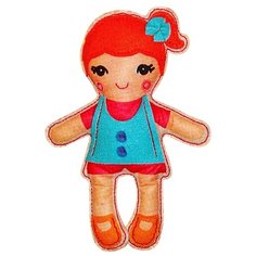 Kleiber Набор для шитья Кукла в голубом платье (931-57)