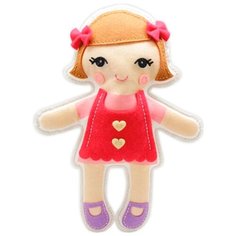 Kleiber Набор для шитья Кукла в красном платье (931-56)