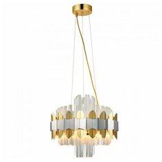 Подвесная люстра Natali Kovaltseva SKALA 81435/6C BRASS SILVER 40W Хром