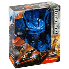 Трансформер 2в1 BONDIBOT робот и автомобиль, Bondibon, цвет синий (ВВ4957)