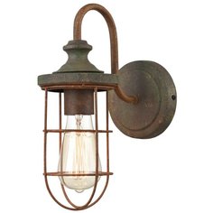 Настенный светильник Vele Luce Vintage VL6096W01, E27, 60 Вт, кол-во ламп: 1 шт., цвет арматуры: коричневый