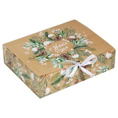 Коробка подарочная Дарите счастье Волшебства и сказки, 31x9x24,5 см, бежевый