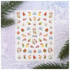 Queen fair Наклейки для ногтей «Best wishes»