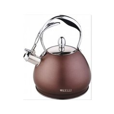 Чайник для плиты Kelli KL-4533 3л, коричневый