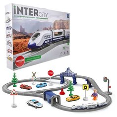 Железная дорога 1Toy InterCity Express "Большое путешествие", 70 дет Т20835
