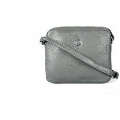 Сумка кроссбоди Afina 129, натуральная кожа, графит