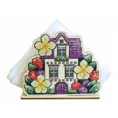 Салфетница Домик, шт. Щепка