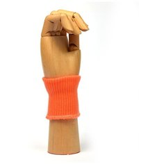 Манжеты 6,5х8 см 100% ПАН МРД: 32/2 рапорт 2х1 плетение ластик цв. 510/1 апельсин 10 пар TBY