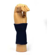 Манжеты 8х10 см 100% ПАН МРЦ-32/2 рапорт 1х1 плетение ластик цв. 571/0 м. синий 10 пар TBY