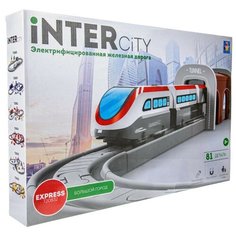 Железная дорога 1Toy InterCity Express "Большой Город", 81 дет Т20832