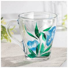 Кружка 250 мл "Букетик". в подарочной упаковке 5367945 Gid Glass
