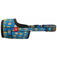 WauDog Nylon Намордник, рисунок "ВАУ" (размер №1, обхват 14-20 см)