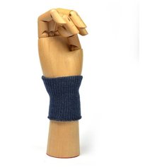 Манжеты 6,5х8 см 100% ПАН МРД: 32/2 рапорт 2х1 плетение ластик цв. 877/2 т. джинсовый 10 пар TBY