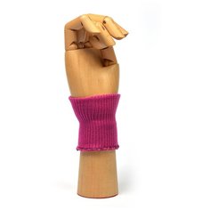 Манжеты 6,5х8 см 100% ПАН МРД: 32/2 рапорт 2х1 плетение ластик цв. 537/4 фуксия 10 пар TBY