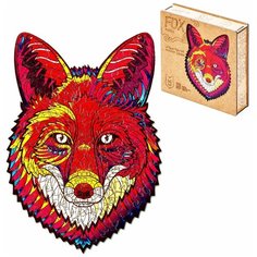 Деревянный пазл «Лис» размер 24x17 cм Puzzle Wood