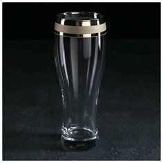 Бокал для пива 500 мл Ring, с гравировкой и напылением 5120894 Gid Glass