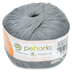 Пряжа Пехорка Успешная, 100 % хлопок, 50 г, 220 м, 10 шт., 393 св.моренго