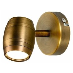 Спот Lussole Tuscaloosa LSP-9566, кол-во ламп: 1 шт., цвет арматуры: бронзовый, цвет плафона: бронзовый