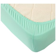 Простыня на резинке Селтекс ТПР140, трикотаж, 140 х 200 см, мята