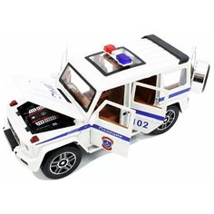 Машинка металлическая инерционная "Мерседес Гелендваген G" 1:24 ДПС XLG